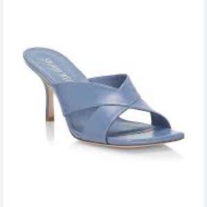 Stuart Weitzman Blue Carmen Sandal heel‎ NEW 10
